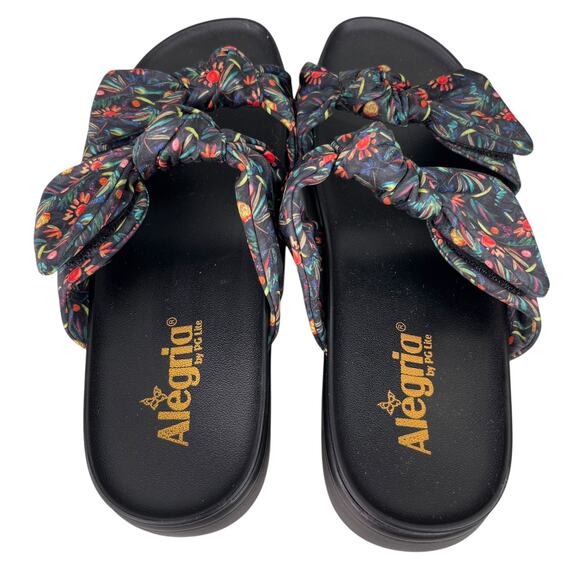 Alegria Dream Fit Slide Sandals Sage Fruit Punch 40 - Picture 3 of 10